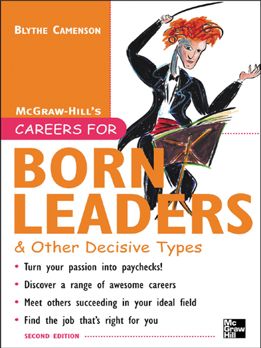 Title details for Careers for Born Leaders & Other Decisive Types by Blythe Camenson - Available